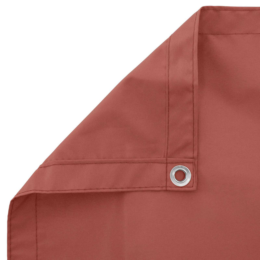 Balkon Scherm Terracotta 110 x 700 cm Oxford Stof