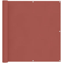 Balkon Scherm Terracotta 110 x 700 cm Oxford Stof