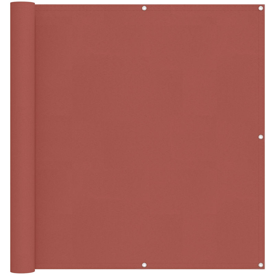 Balkon Scherm Terracotta 110 x 700 cm Oxford Stof