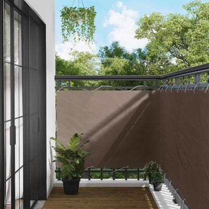 Balkon Scherm 120 x 200 cm PU gecoat oxford alu