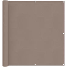 Balkon Scherm 120 x 200 cm PU gecoat oxford alu