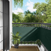 Balkonscherm 75x200 cm groen PU gecoat oxford alu