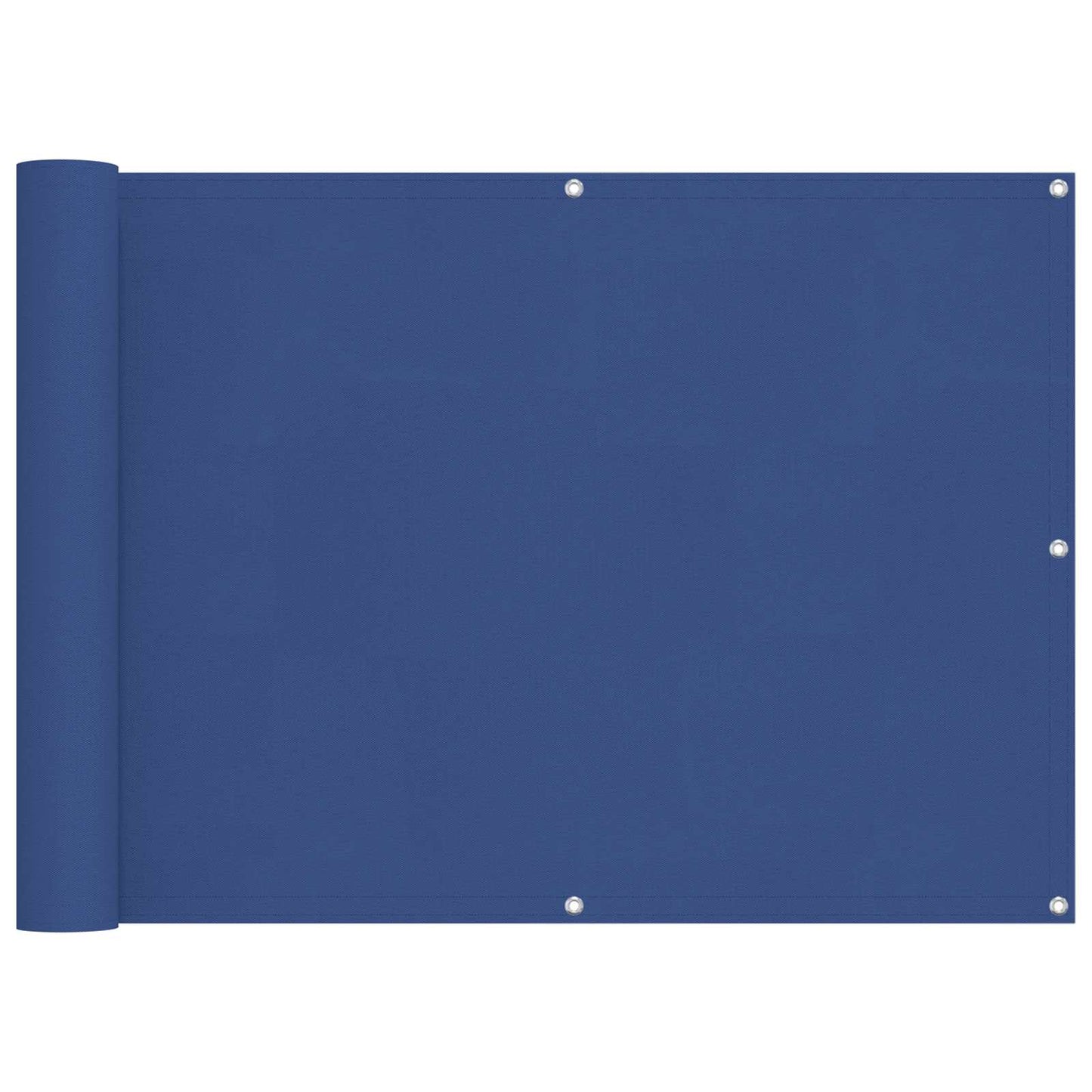 Balkon Scherm Blauw 75 x 200 cm PU gecoat oxford alu