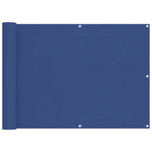 Balkon Scherm Blauw 75 x 200 cm PU gecoat oxford alu