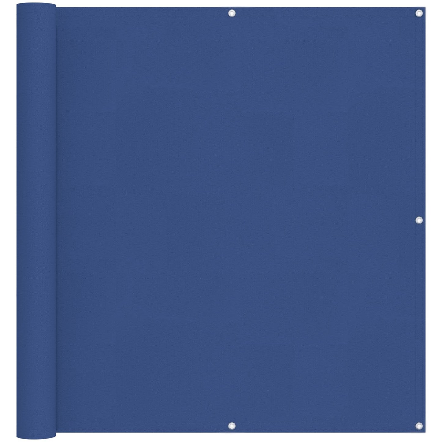 Balkon Scherm Blauw 120 x 200 cm PU gecoat oxford alu