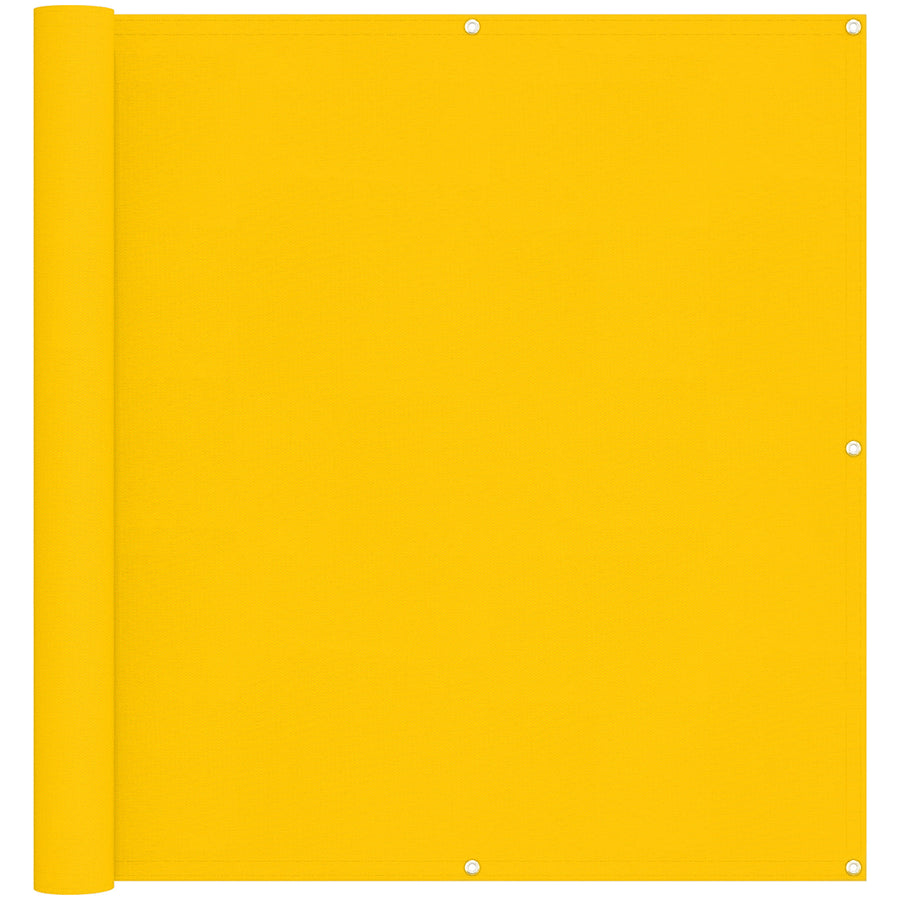 Balkon Scherm Geel 110 x 300 cm Oxford Stof