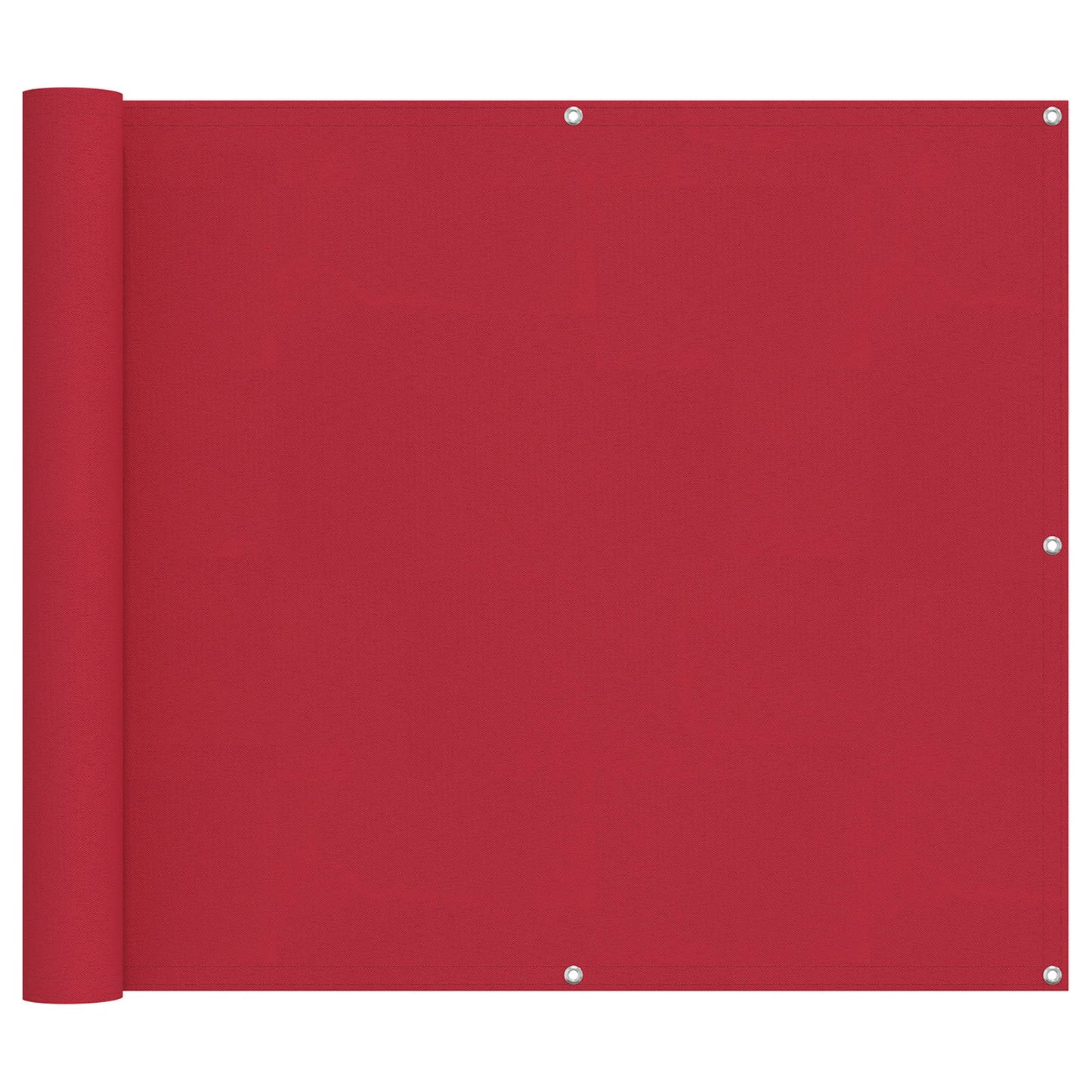 Balkon Scherm Rood 100 x 200 cm Oxford Stof