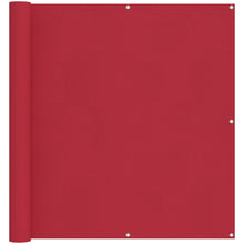 Balkon Scherm Rood 110 x 200 cm Oxford Stof