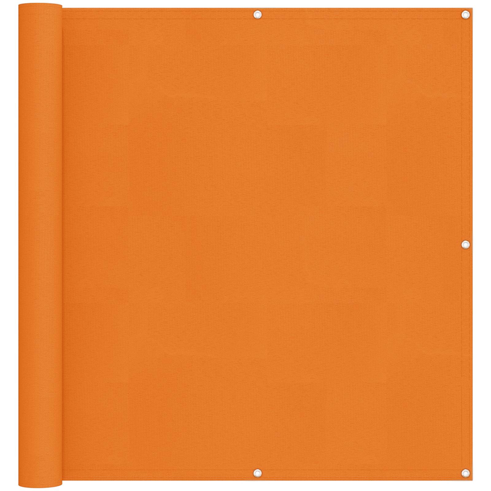 Balkon Scherm Oranje 110 x 200 cm Oxford Stof