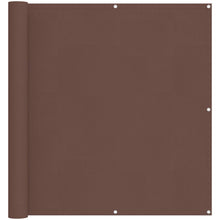 Balkon Scherm Bruin 110 x 700 cm Oxford Stof