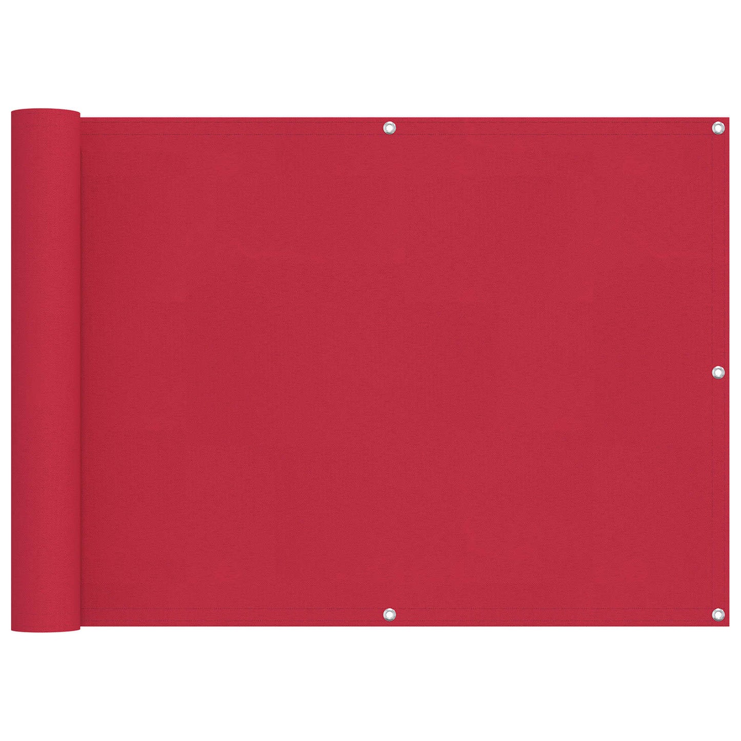 Balkon Scherm Bordeauxrood 75 x 500 cm PU gecoat oxford alu