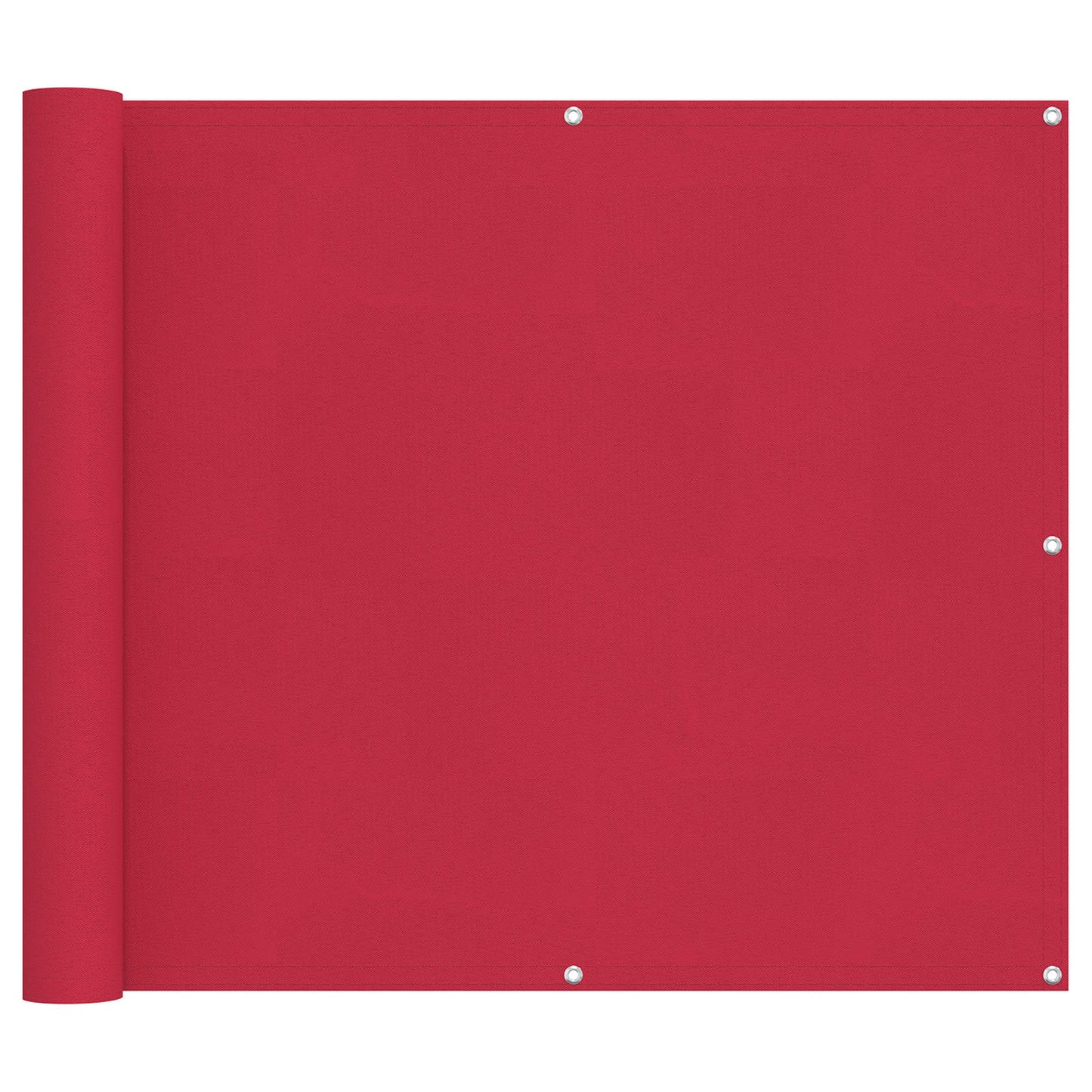 Balkon Scherm Bordeauxrood 90 x 400 cm PU gecoat oxford alu