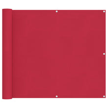 Balkon Scherm Bordeauxrood 90 x 500 cm PU gecoat oxford alu