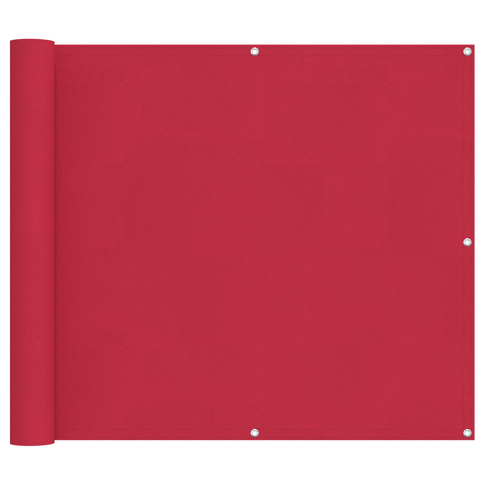 Balkon Scherm Bordeauxrood 90 x 700 cm PU gecoat oxford alu