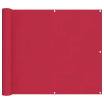 Balkon Scherm Bordeauxrood 90 x 700 cm PU gecoat oxford alu
