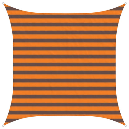 Zonneschaduwzeil Oranje en Bruin 2 x 2 m 100% Polyester Oxford