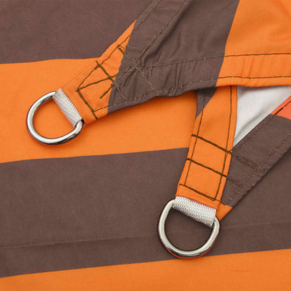 Buiten Zonneschaduwzeil Oranje en Bruin 4,5 x 4,5 m