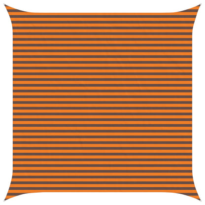 Buiten Zonneschaduwzeil Oranje en Bruin 4,5 x 4,5 m