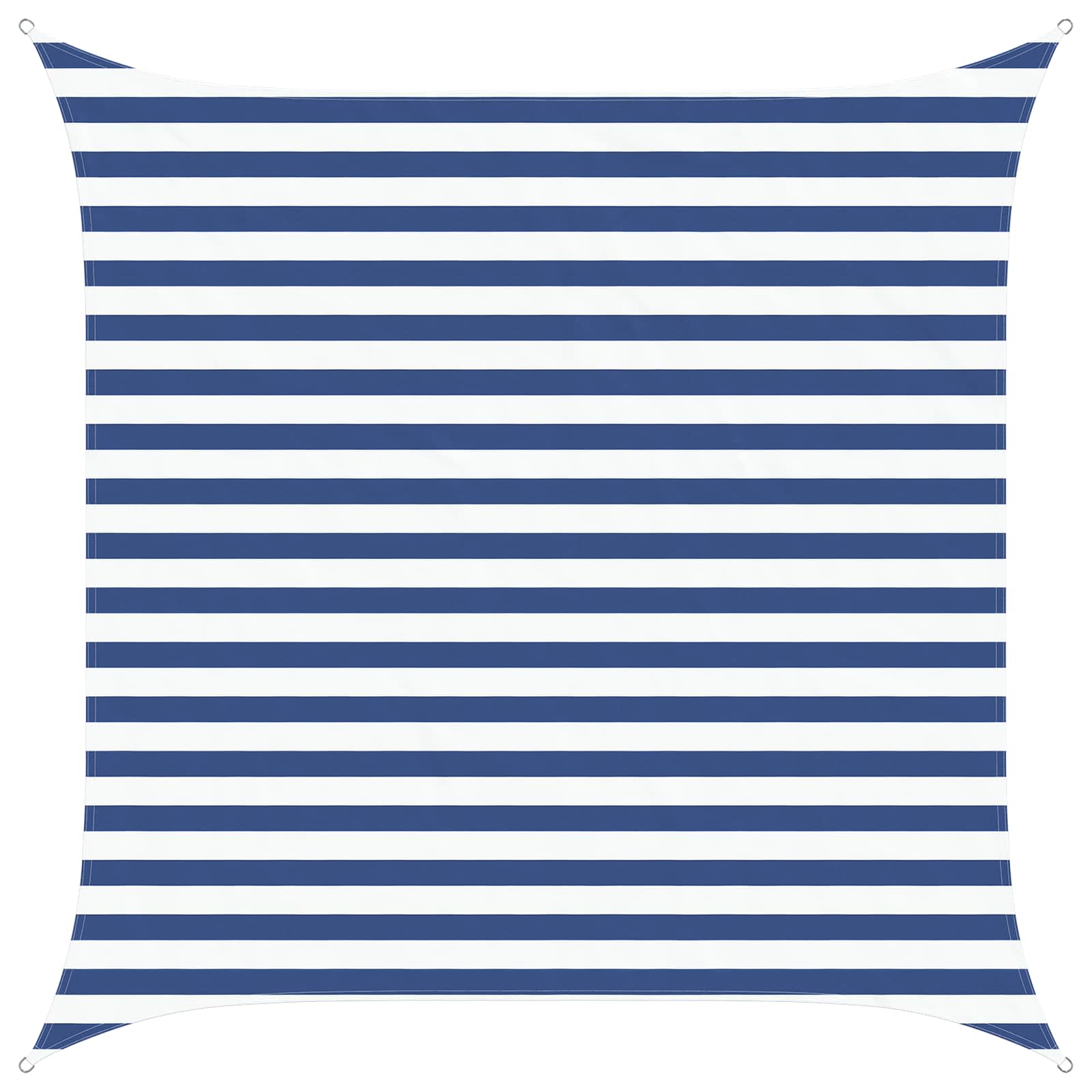 Zonneschaduwzeil Blauw en Wit 2,5 x 2,5 m 100% Polyester Oxford