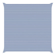 Buiten Zonneschaduwzeil Blauw en Wit 6 x 6 m