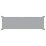 Sun Shade Sail Light Grey 6 x 2 m 100% Polyester Oxford