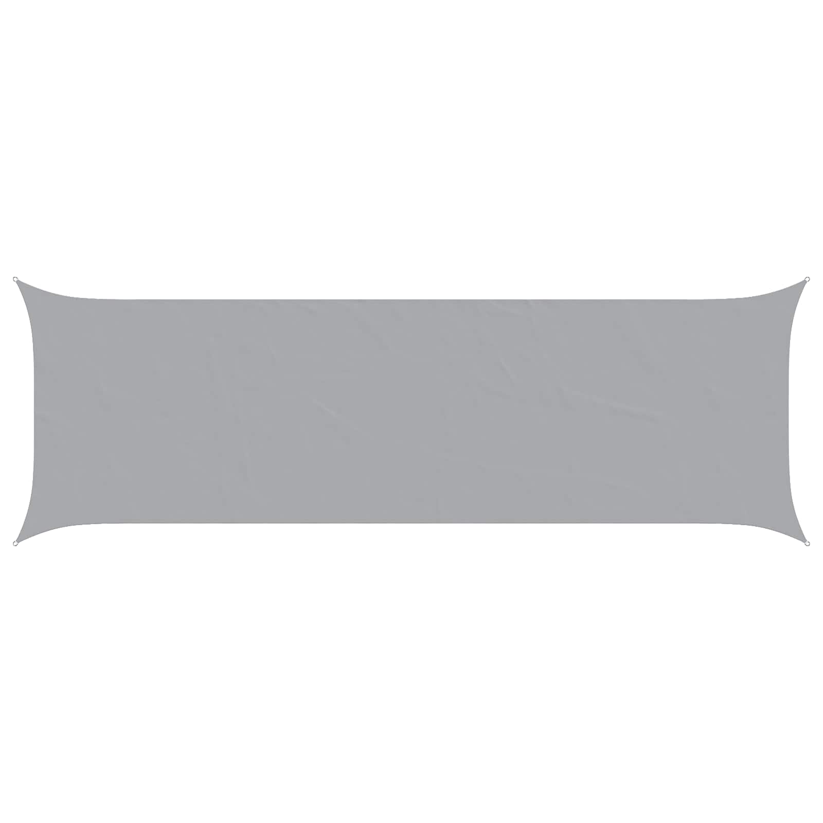 Zonneschaduwzeil Lichtgrijs 6 x 2 m 100% Polyester Oxford