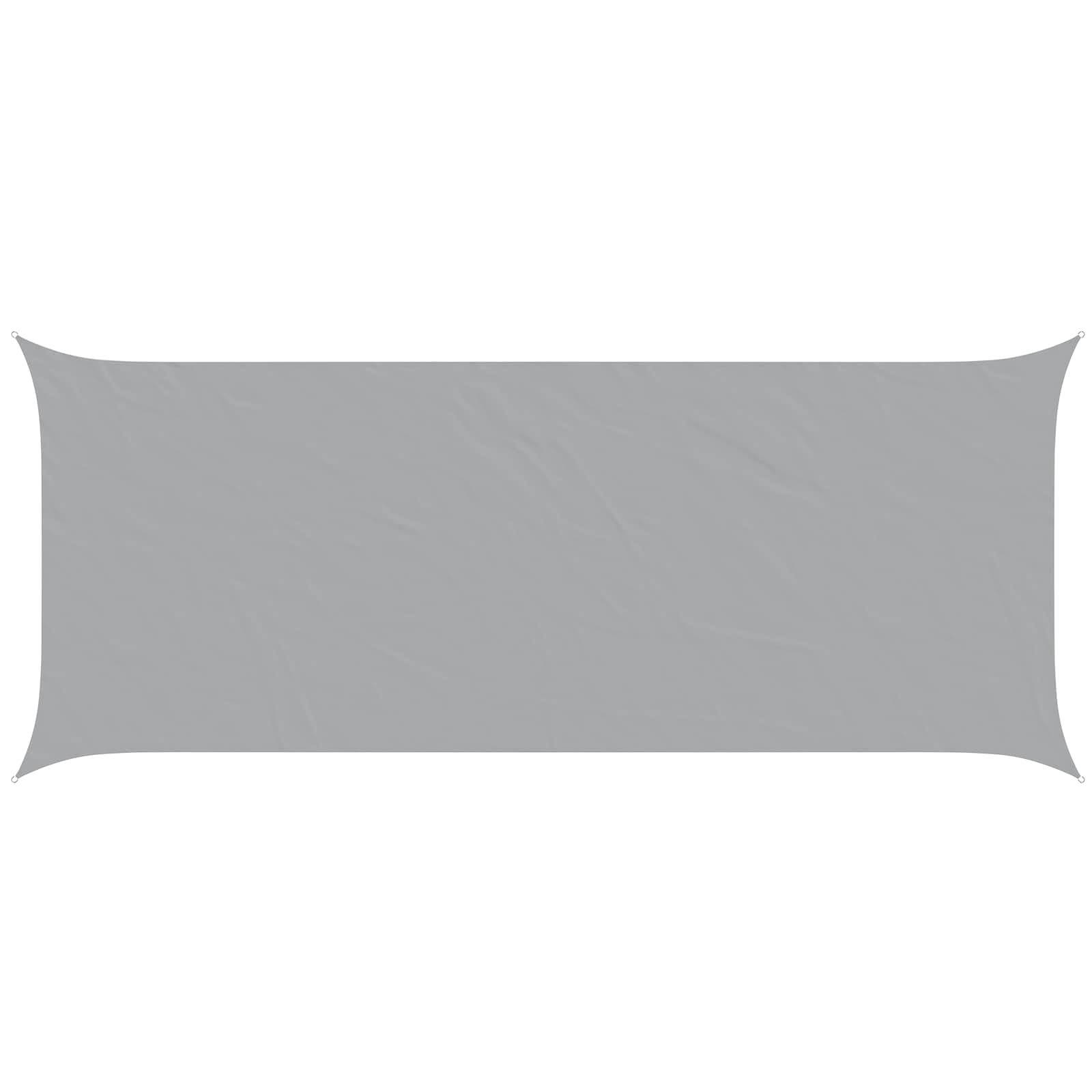 Zonneschaduwzeil Lichtgrijs 6 x 2,5 m 100% Polyester Oxford