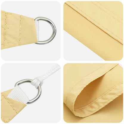 Zonneschaduwzeil Zand 6 x 2 m 100% Polyester Oxford