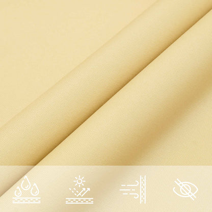 Zonneschaduwzeil Zand 6 x 2,5 m 100% Polyester Oxford
