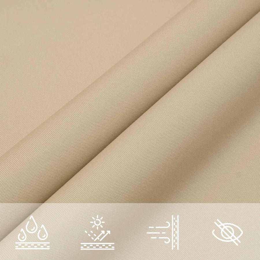 Zonneschaduwzeil Beige 6 x 2,5 m 100% Polyester Oxford