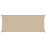 Zonnescherm zeil 6 x 2,5 m beige polyester