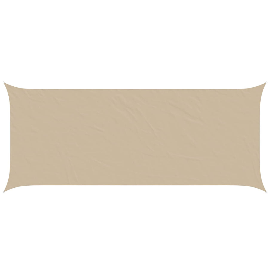 Zonneschaduwzeil Beige 6 x 2,5 m 100% Polyester Oxford