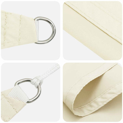 Zonneschaduwzeil Crèmekleurig 6 x 2 m 100% Polyester Oxford