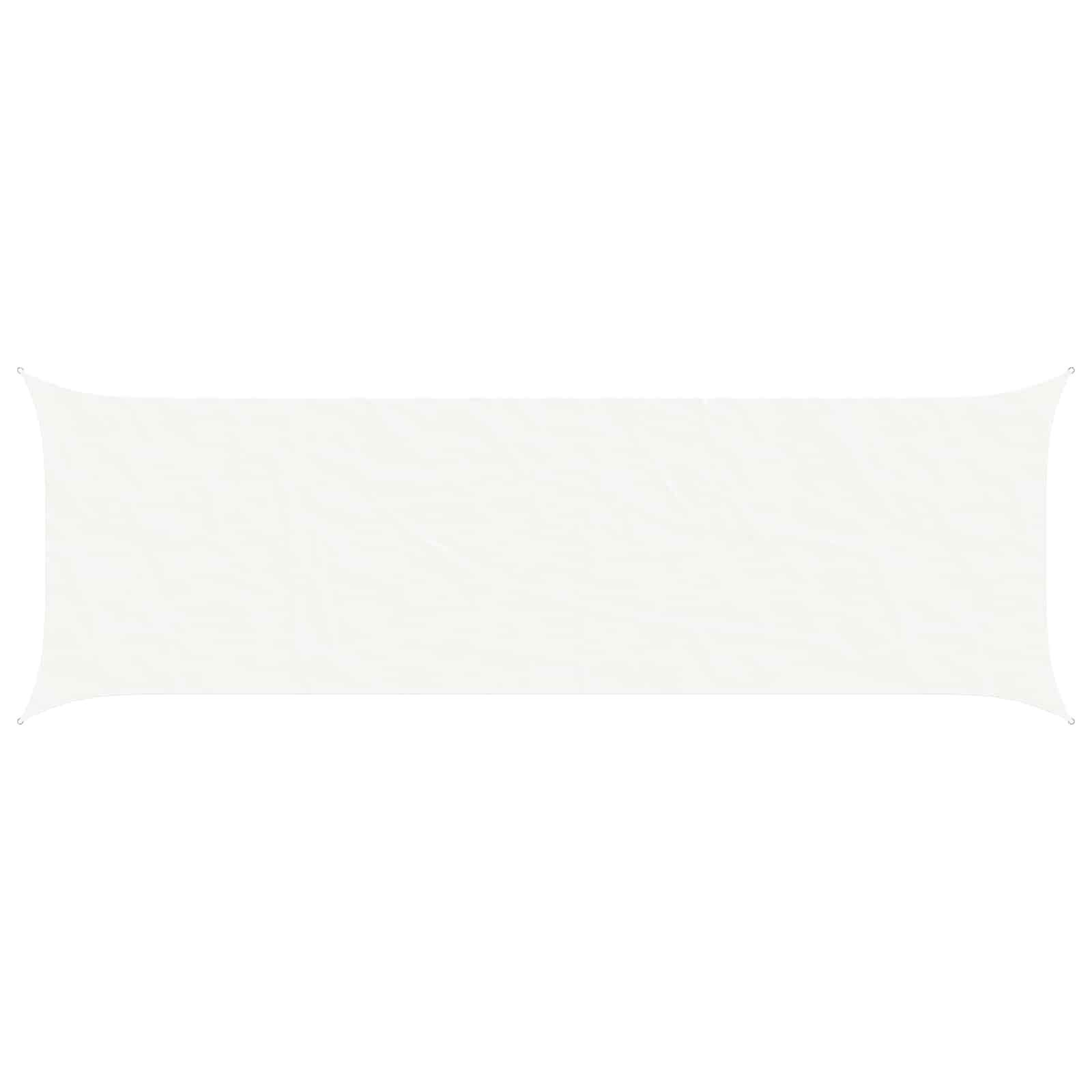 Zonneschaduwzeil Wit 6 x 2 m 100% Polyester Oxford