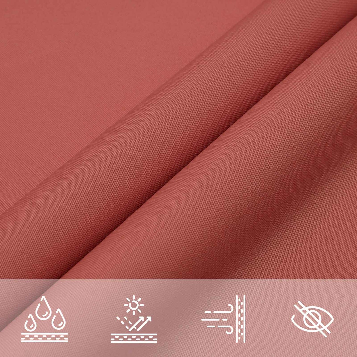 Zonneschaduwzeil Terracotta 6 x 2 m 100% Polyester Oxford