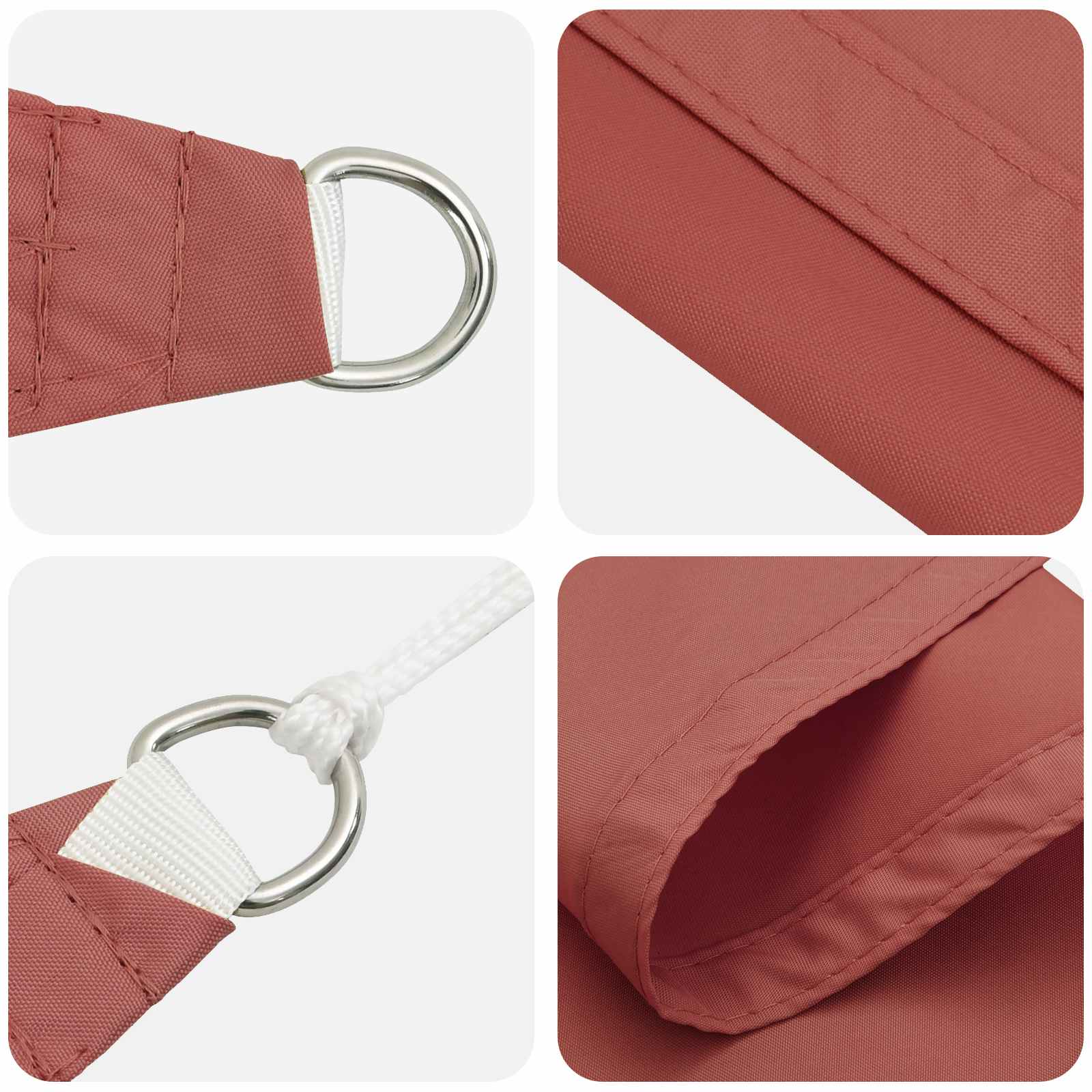 Zonneschaduwzeil Terracotta 6 x 2,5 m 100% Polyester Oxford