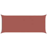 Sun Shade Sail Terracotta 6 x 2.5 m 100% Polyester Oxford