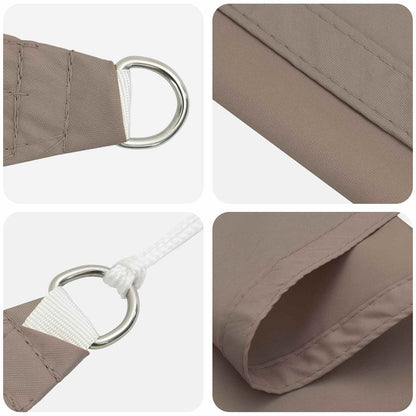 Zonneschaduwzeil Taupe 6 x 2,5 m 100% Polyester Oxford