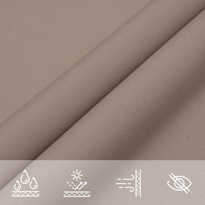 Zonneschaduwzeil Taupe 6 x 2,5 m 100% Polyester Oxford