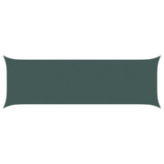 Sun Shade Sail Dark Green 2 x 6 m 100% Polyester Oxford