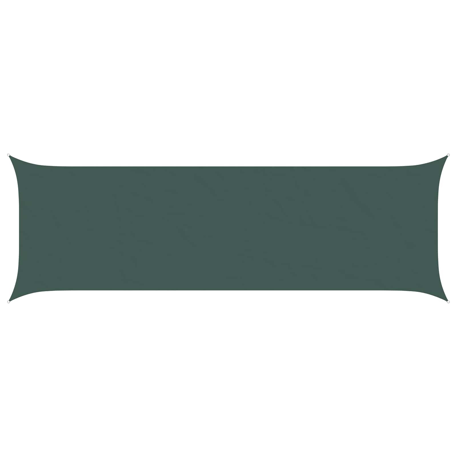Zonneschaduwzeil Donkergroen 2 x 6 m 100% Polyester Oxford