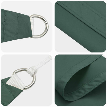 Zonneschaduwzeil Donkergroen 6 x 2,5 m 100% Polyester Oxford