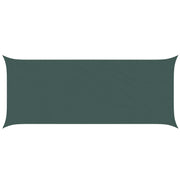 Dark Green Sun Shade Sail 6 x 2.5 m 100% Polyester Oxford