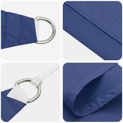 Zonneschaduwzeil Blauw 6 x 2,5 m 100% Polyester Oxford