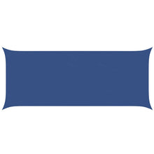 Zonneschaduwzeil Blauw 6 x 2,5 m 100% Polyester Oxford