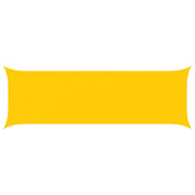 Sun Shade Sail Yellow 6 x 2 m 100% Polyester Oxford