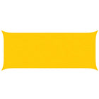 Sun Shade Sail Yellow 6 x 2.5 m 100% Polyester Oxford