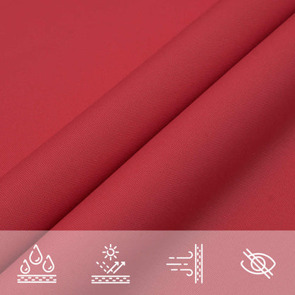 Zonneschaduwzeil Rood 6 x 2 m 100% Polyester Oxford