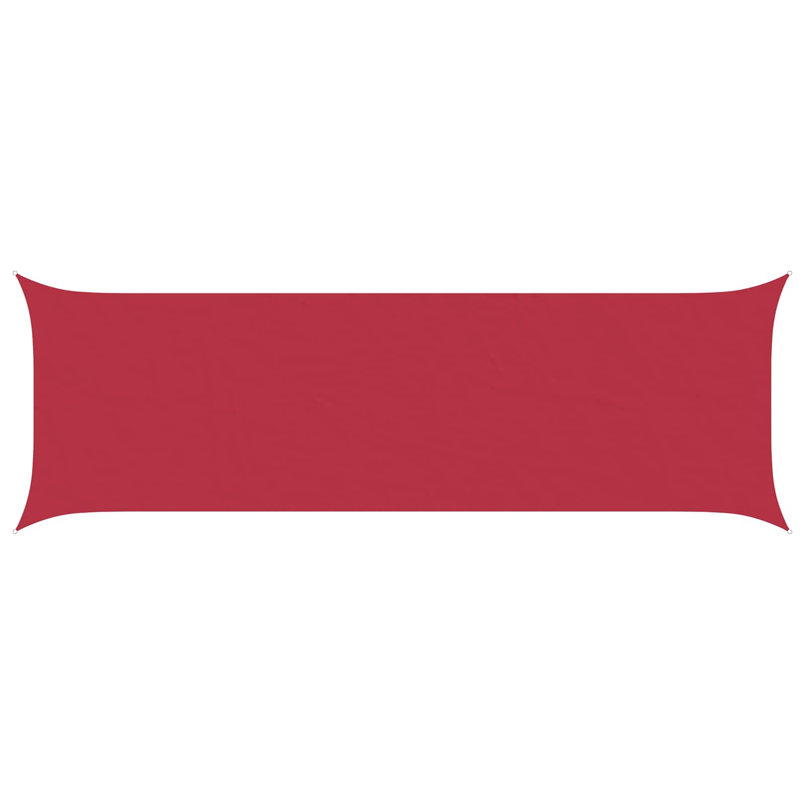 Zonneschaduwzeil Rood 6 x 2 m 100% Polyester Oxford