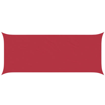 Zonneschaduwzeil Rood 6 x 2,5 m 100% Polyester Oxford